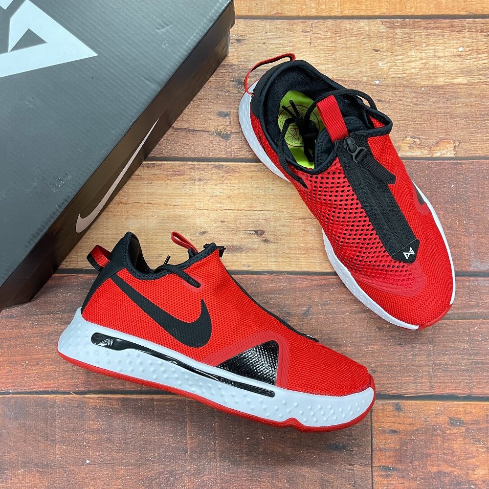 Nike Men's PG 4 TB University Red Basketball Shoes